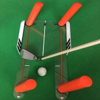 Golf Swing Path - Includes Pinch Plate and Four Path Poles - Speed Trap Golf Swing Training Aid -